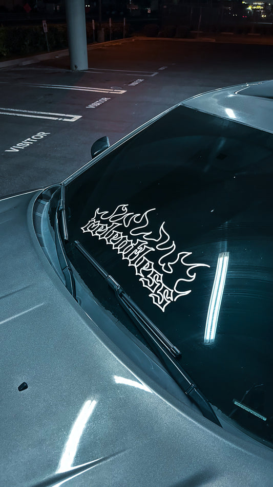 RELENTLESS FLAME BANNER