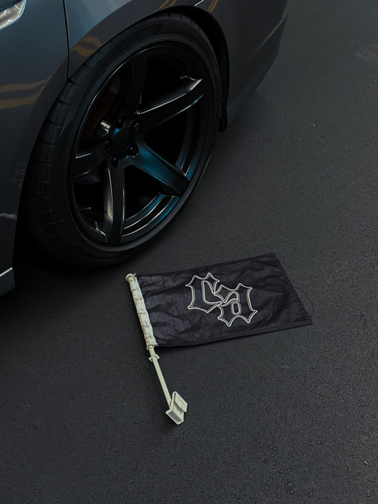RELENTLESS LOGO FLAG